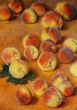  Claude Oil Painting - Peaches Claude Monet